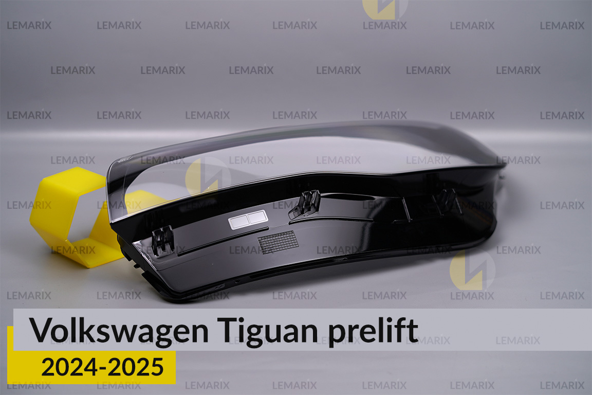 Скло фари VW Volkswagen Tiguan (2024-2026) дорест ліве