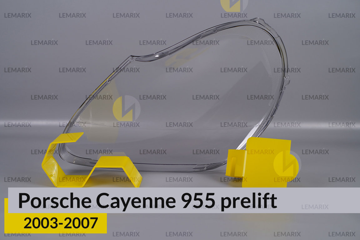 Скло фари Porsche Cayenne 955 (2003-2007) дорест праве