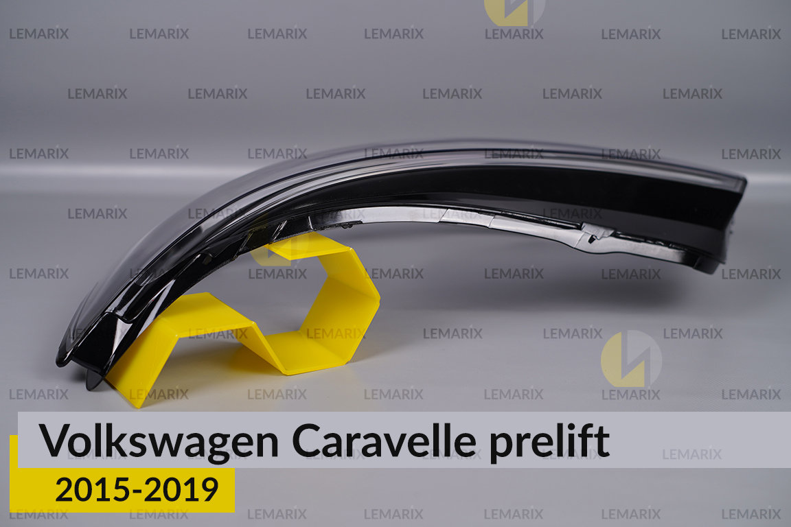 Скло фари VW Volkswagen Caravelle (2015-2019) дорест ліве