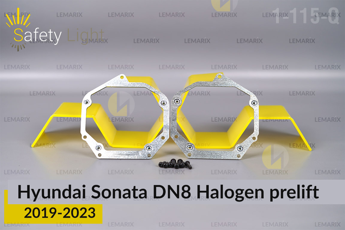 Перехідна рамка для Hyundai Sonata DN8 Halogen (2019-2023) дорест