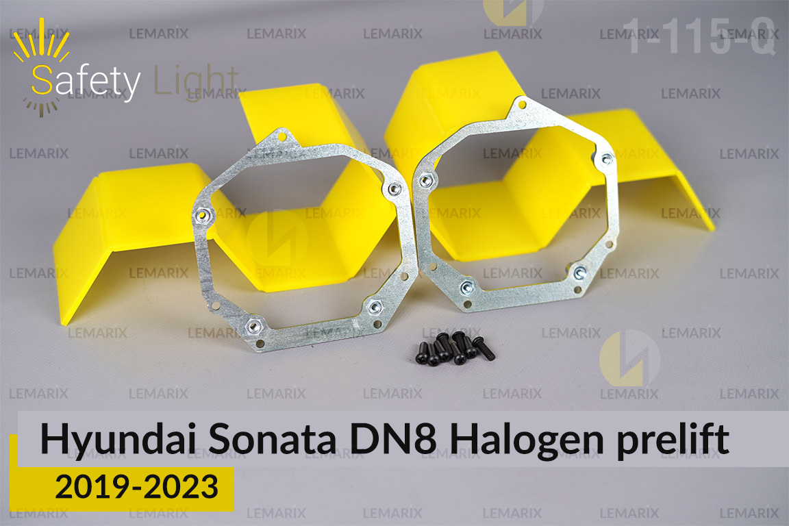 Перехідна рамка для Hyundai Sonata DN8 Halogen (2019-2023) дорест