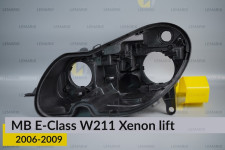 Корпус фари Mercedes-Benz E-Class W211 Xenon (2006-2009) рест лівий