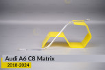 Світловод фари Audi A6 C8 Matrix (2018-2024) короткий внутрішній лівий