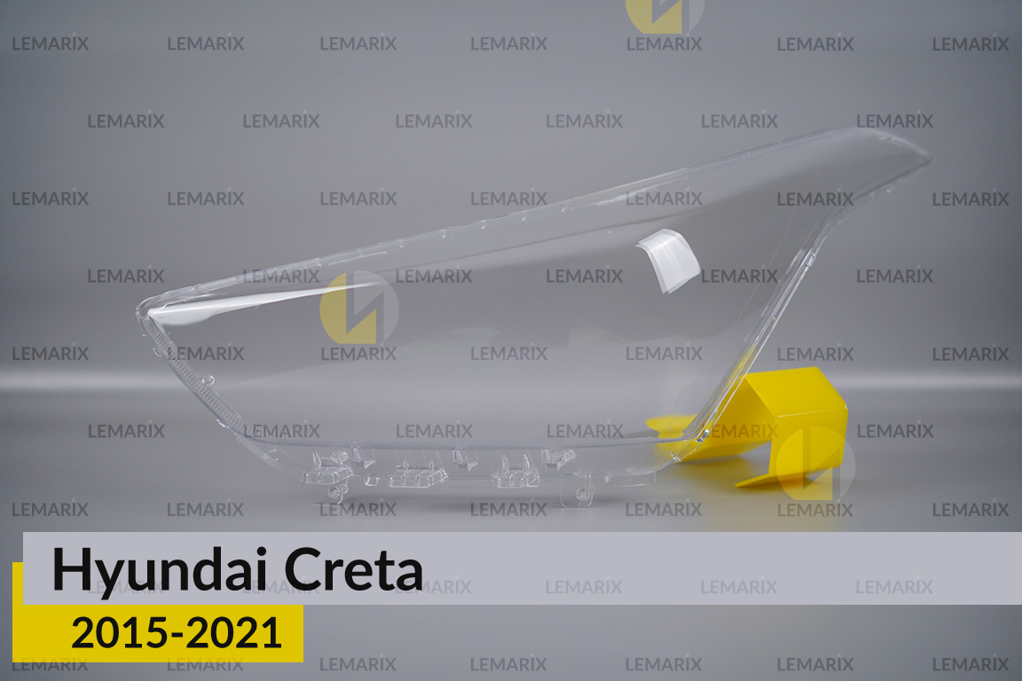 Скло фари Hyundai Creta (2015-2021) ліве