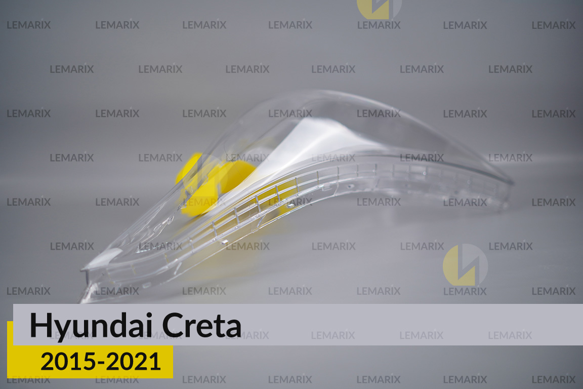 Скло фари Hyundai Creta (2015-2021) ліве