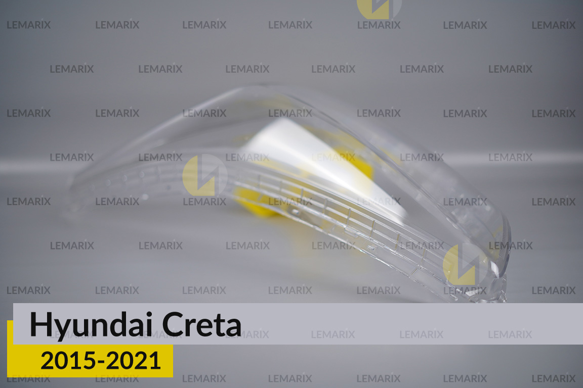 Скло фари Hyundai Creta (2015-2021) ліве