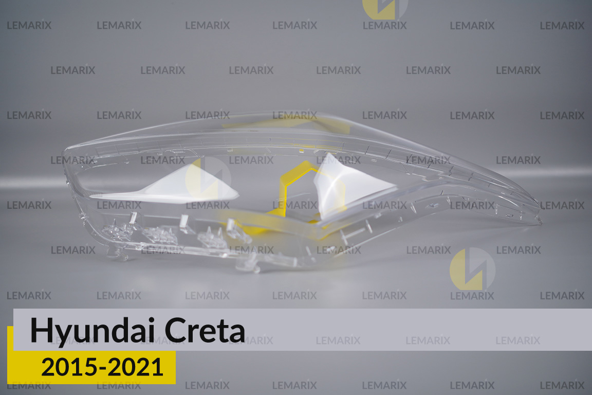 Скло фари Hyundai Creta (2015-2021) ліве