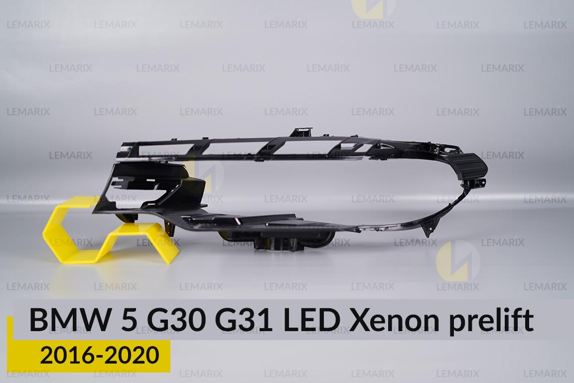 Декоративна маска BMW 5 G30 G31 LED Xenon (2016-2020) дорест ліва