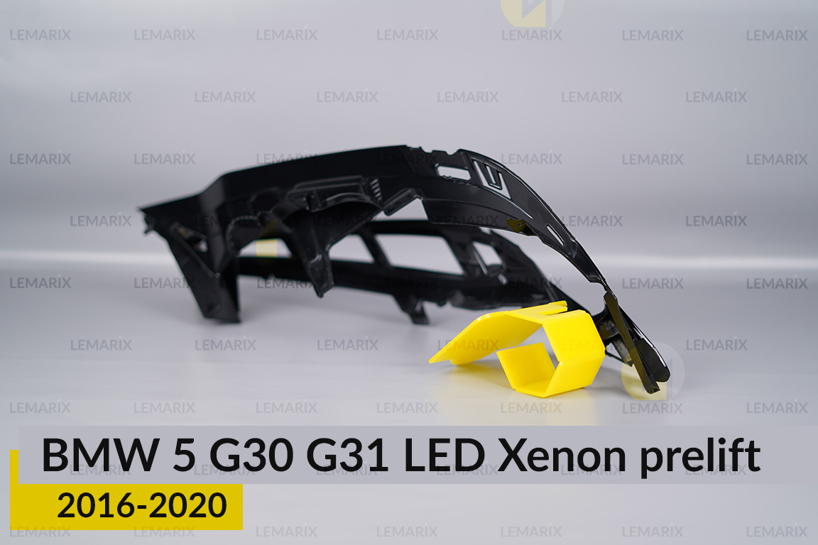Декоративна маска BMW 5 G30 G31 LED Xenon (2016-2020) дорест ліва