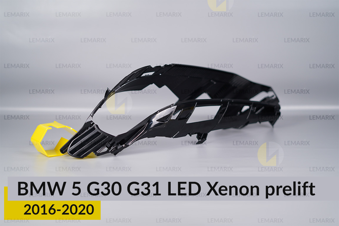 Декоративна маска BMW 5 G30 G31 LED Xenon (2016-2020) дорест ліва