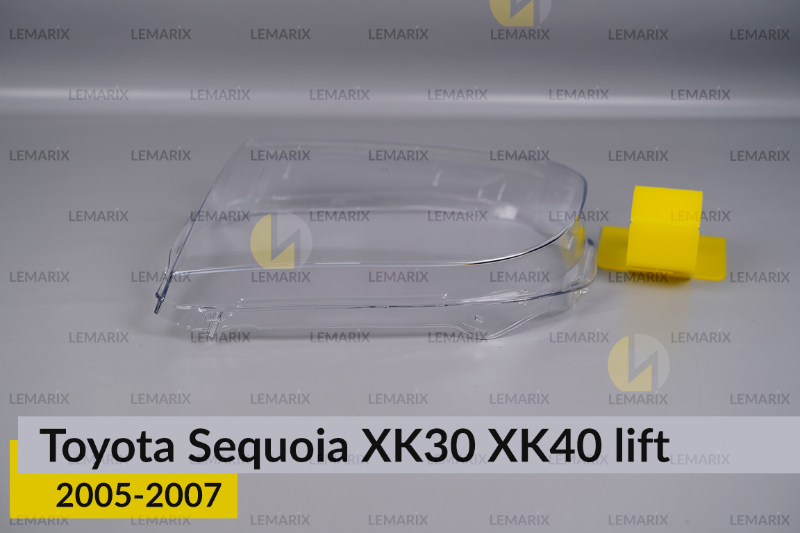 Скло фари Toyota Sequoia XK30 XK40 (2005-2007) рест ліве