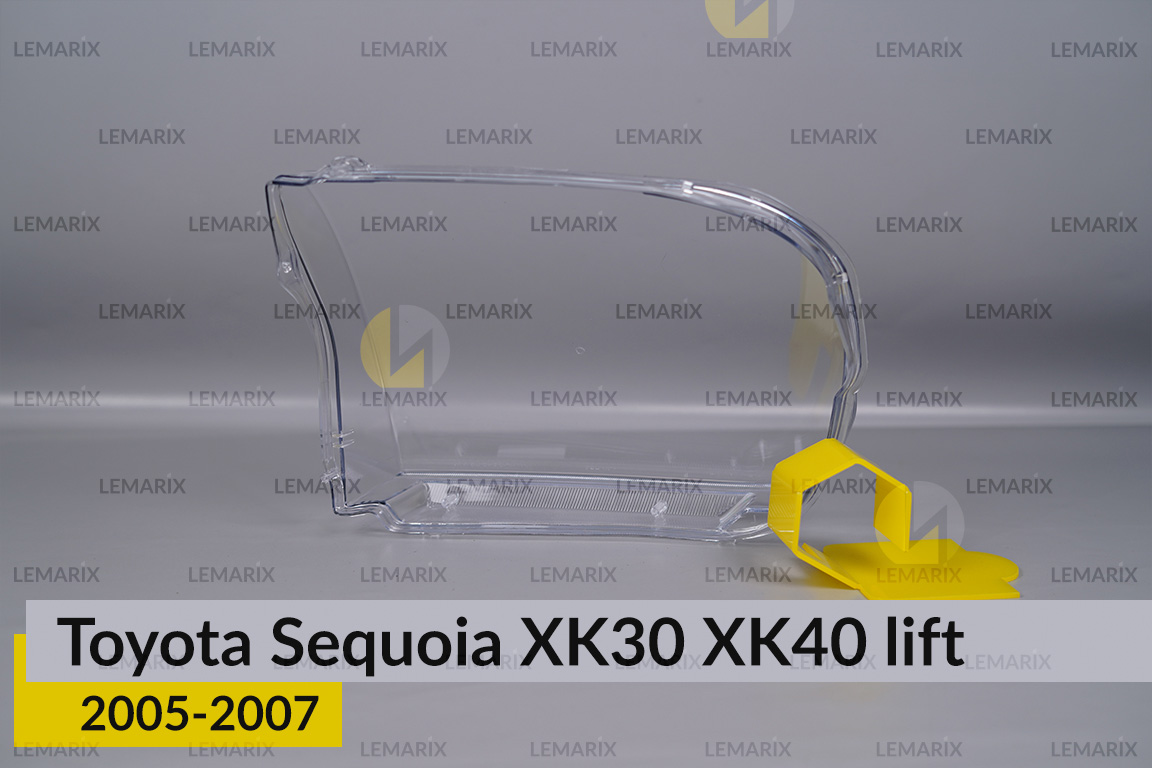 Скло фари Toyota Sequoia XK30 XK40 (2005-2007) рест ліве