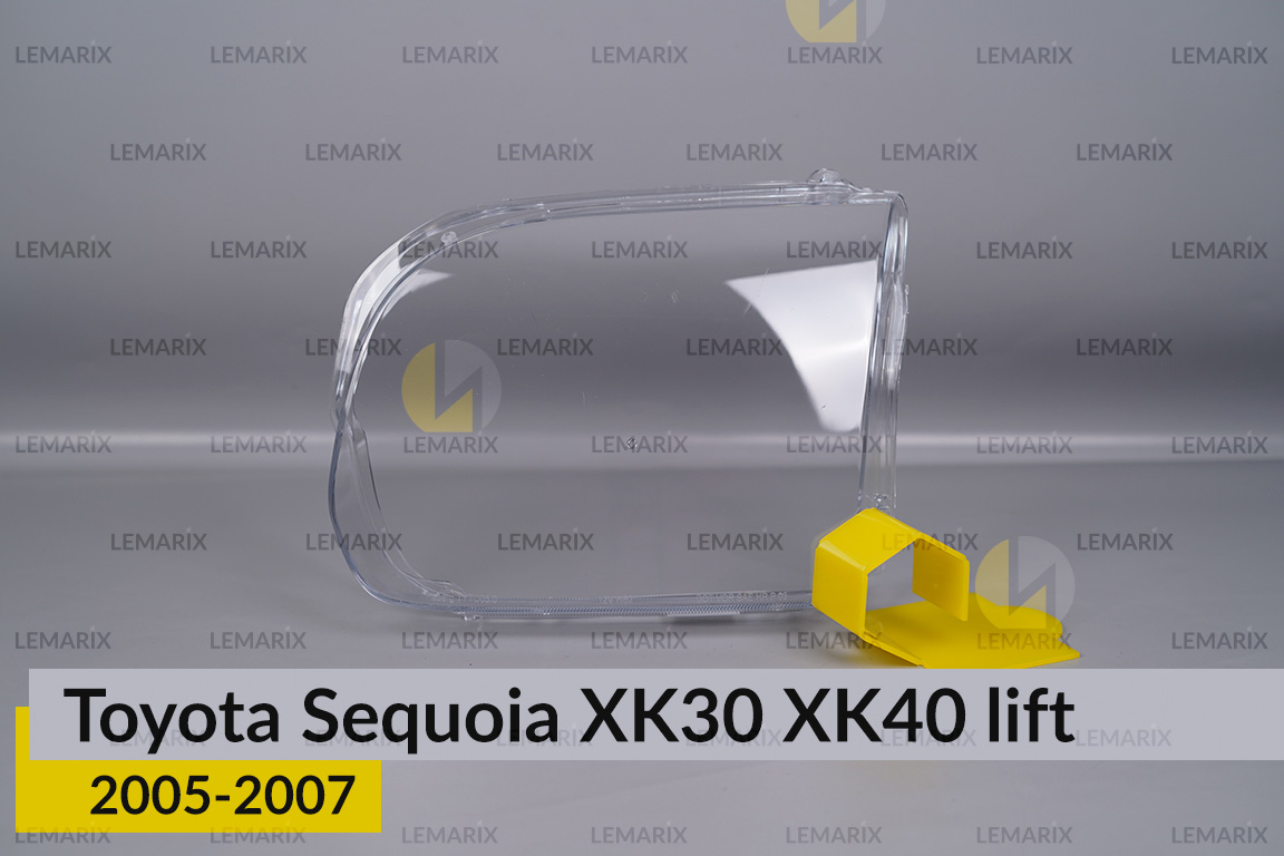 Скло фари Toyota Sequoia XK30 XK40 (2005-2007) рест ліве