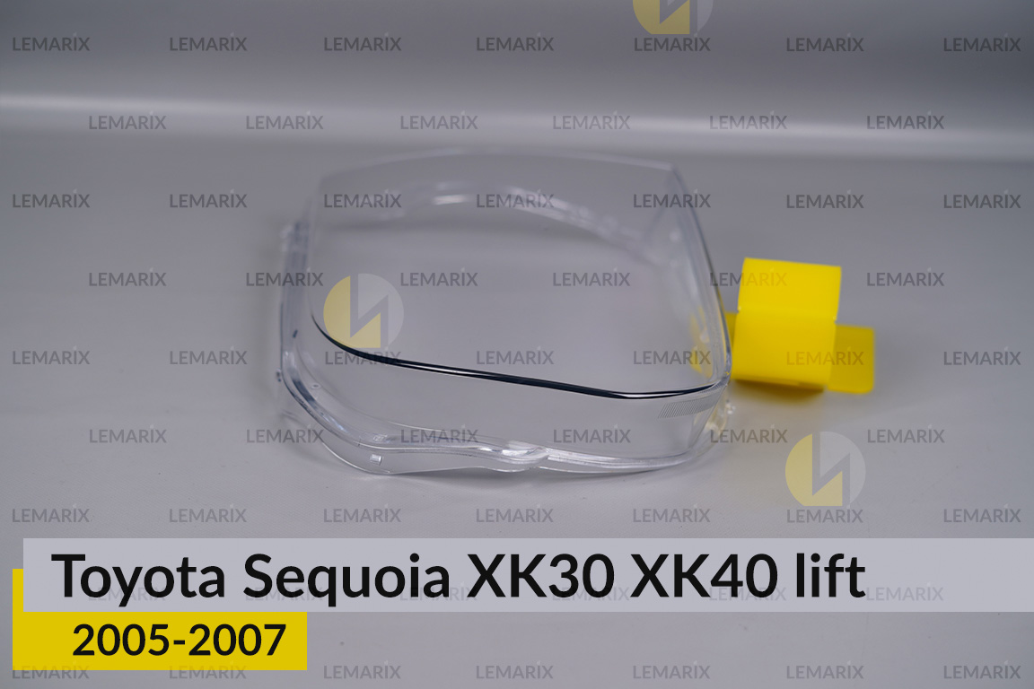 Скло фари Toyota Sequoia XK30 XK40 (2005-2007) рест ліве
