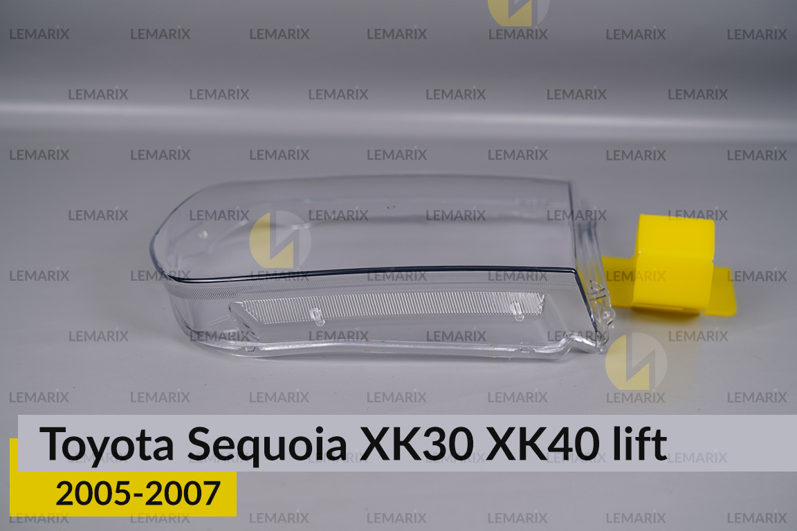 Скло фари Toyota Sequoia XK30 XK40 (2005-2007) рест ліве