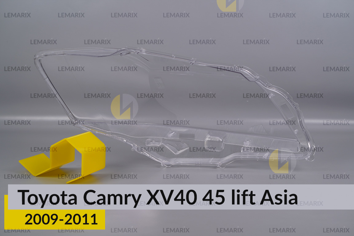 Скло фари Toyota Camry XV40 45 Asia (2009-2011) рест ліве