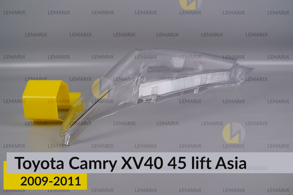 Скло фари Toyota Camry XV40 45 Asia (2009-2011) рест ліве