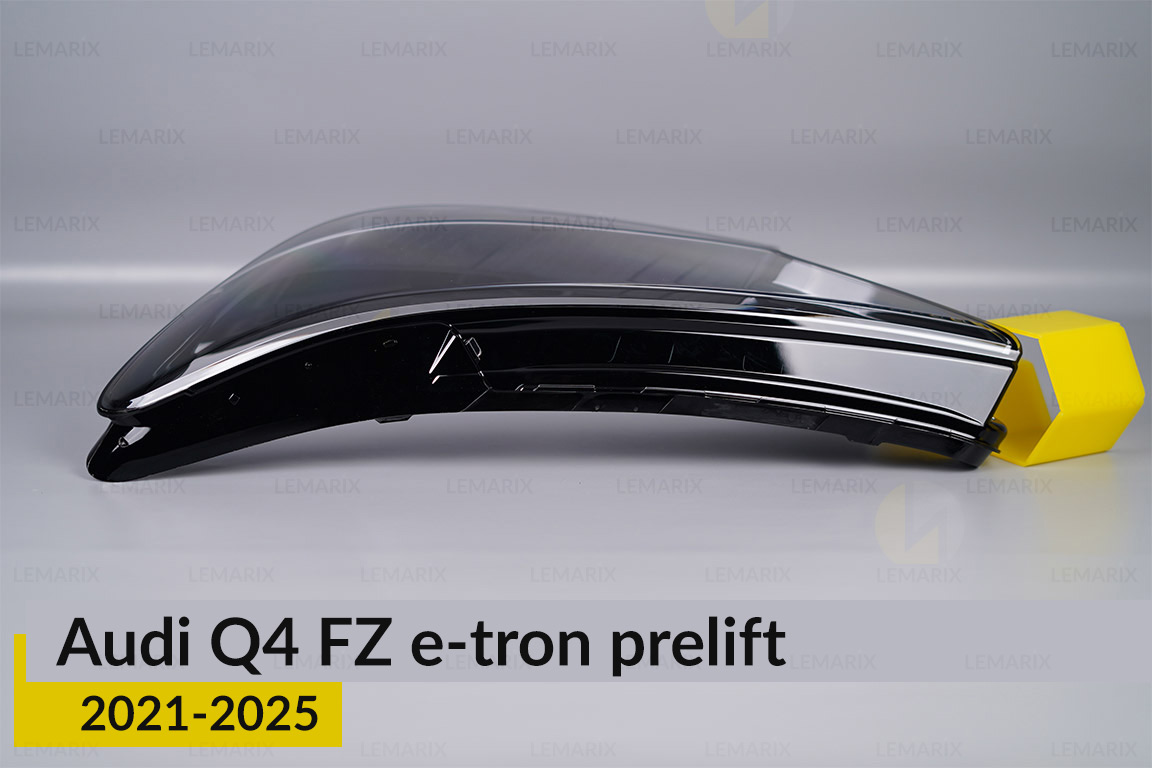 Скло фари Audi Q4 FZ e-tron (2021-2025) дорест ліве