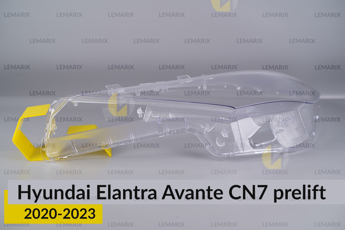 Скло фари Hyundai Elantra Avante CN7 (2020-2023) дорест ліве