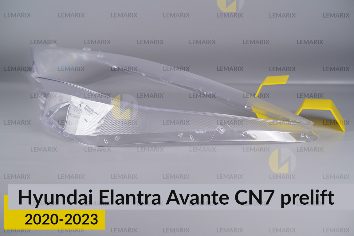Скло фари Hyundai Elantra Avante CN7 (2020-2023) дорест ліве