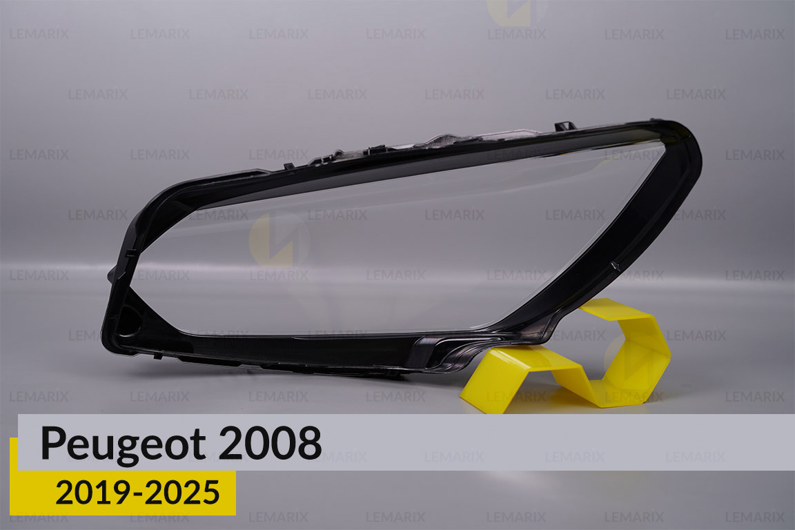 Скло фари Peugeot 2008 (2019-2025) праве