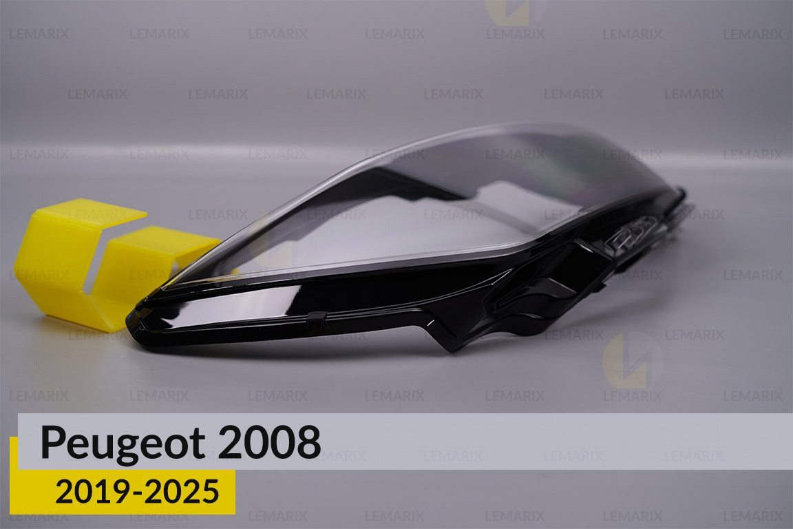 Скло фари Peugeot 2008 (2019-2025) праве