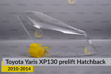Скло фари Toyota Yaris XP130 Hatchback (2010-2014) дорест праве