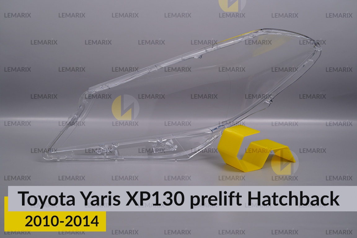 Скло фари Toyota Yaris XP130 Hatchback (2010-2014) дорест праве