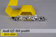 Хромована маска світлорозсіювача Audi Q7 4M (2015-2020) дорест ліва