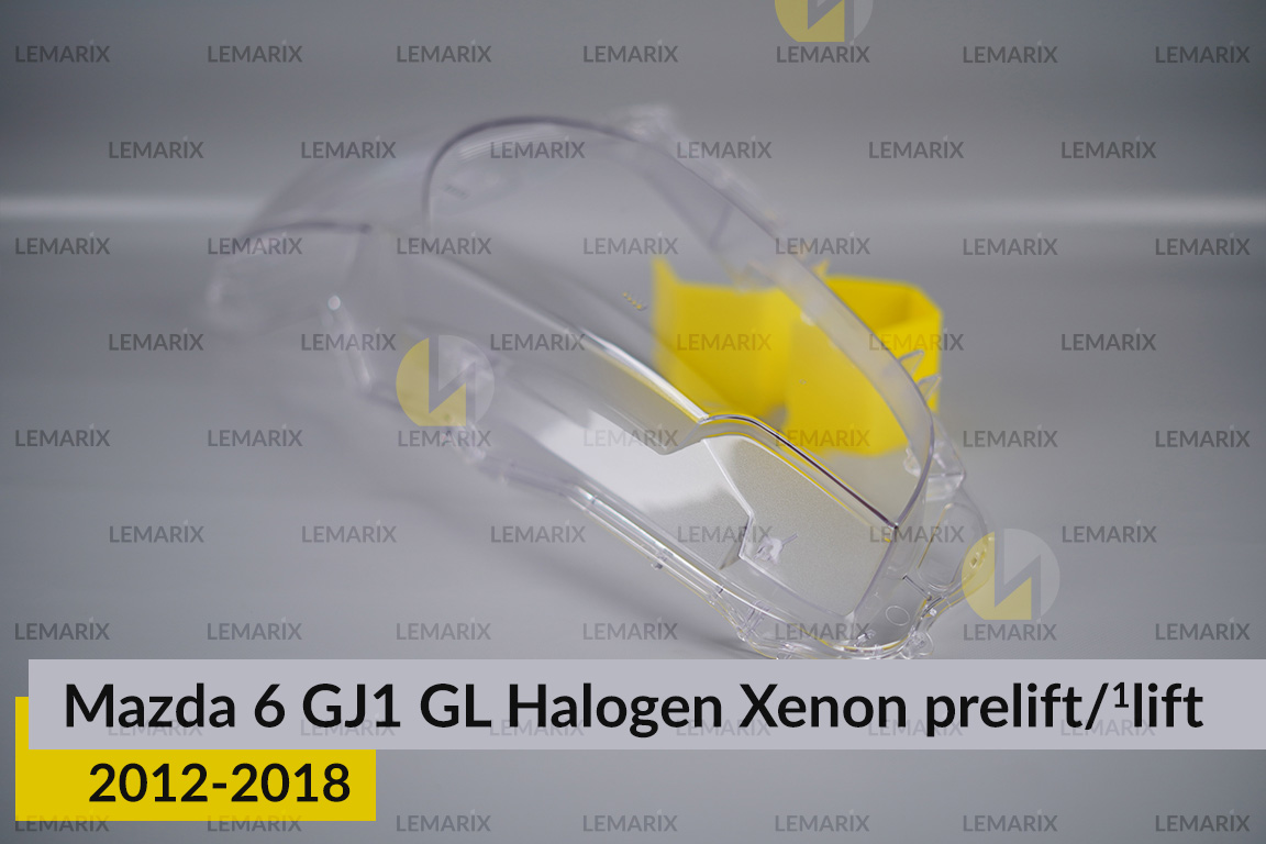 Скло фари Mazda 6 GJ1 GL Halogen Xenon (2012-2018) дорест/1 рест ліве
