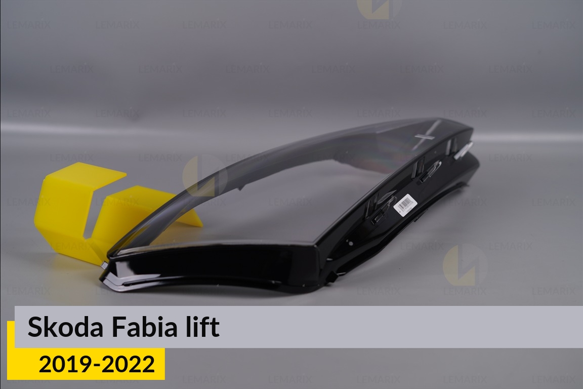 Скло фари Skoda Fabia (2019-2022) рест праве