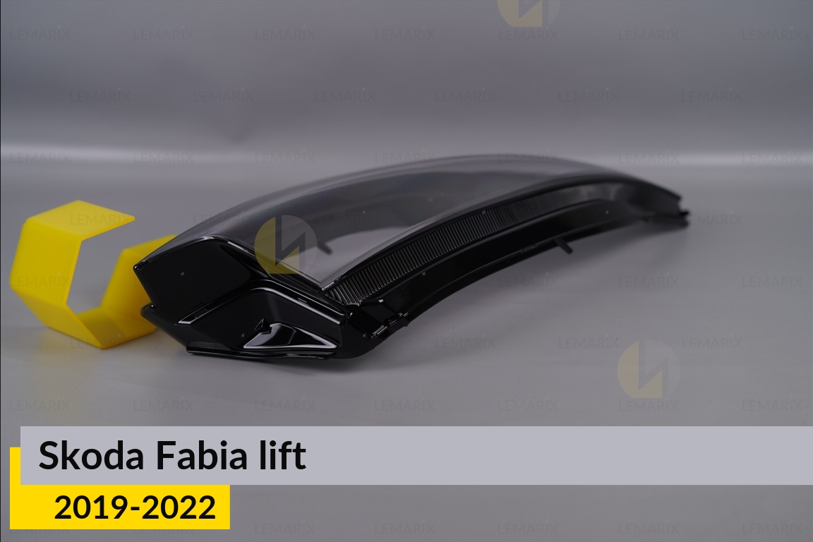 Скло фари Skoda Fabia (2019-2022) рест праве