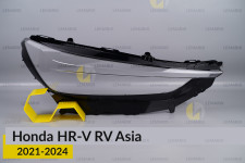 Стекло фары Honda HR-V RV Asia (2021-2026) правое
