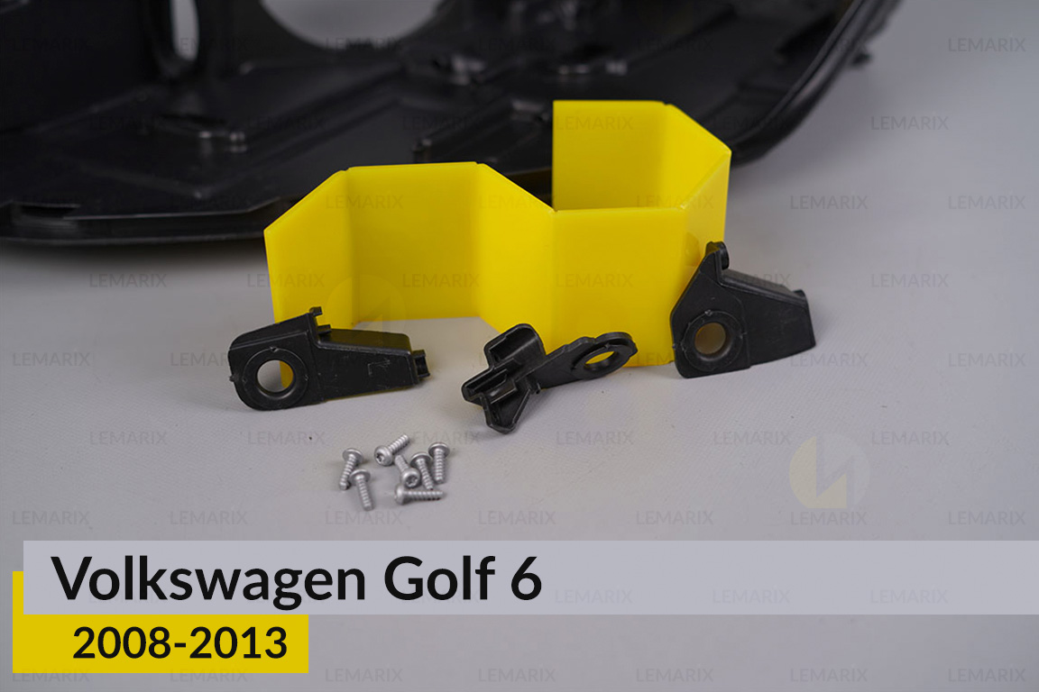 Ремкомплект кріплення корпуса фар VW Volkswagen Golf 6 (2008-2013) лівий – 3 од.
