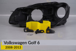 Ремкомплект кріплення корпуса фар VW Volkswagen Golf 6 (2008-2013) лівий – 3 од.