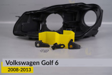 Ремкомплект крепления корпуса фар VW Volkswagen Golf 6 (2008-2013) левый – 3 ед.
