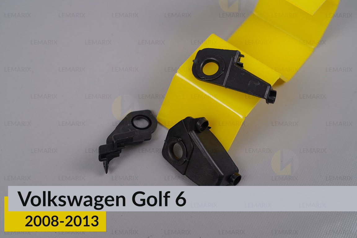 Ремкомплект кріплення корпуса фар VW Volkswagen Golf 6 (2008-2013) лівий – 3 од.