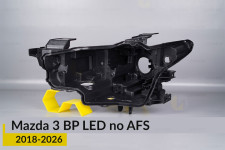 Корпус фари Mazda 3 BP LED no AFS (2018-2026) лівий