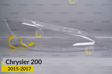 Скло фари Chrysler 200 (2015-2017) праве
