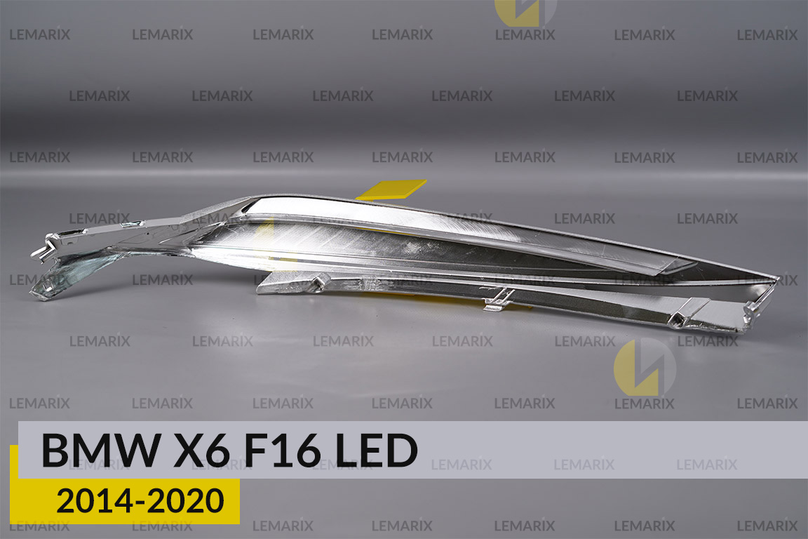 Хромована декоративна маска верхня BMW X6 F16 LED (2014-2020) права