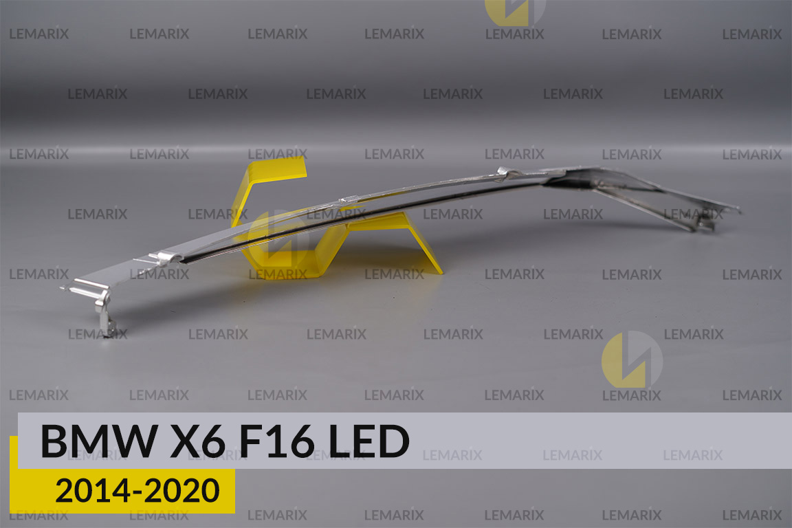 Хромована декоративна маска верхня BMW X6 F16 LED (2014-2020) права