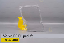 Стекло фары Volvo FE FL (2006-2013) дорест правое