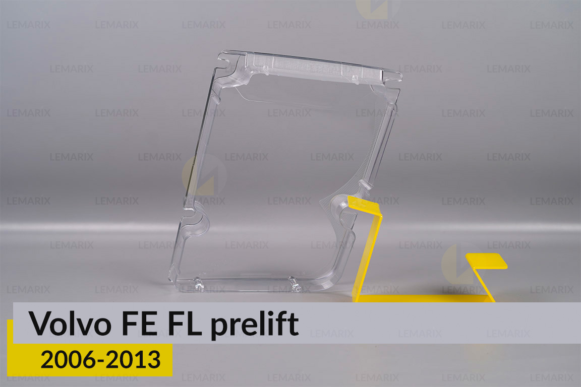 Скло фари Volvo FE FL (2006-2013) дорест праве