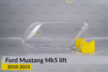 Скло фари Ford Mustang Mk5 (2010-2015) рест праве