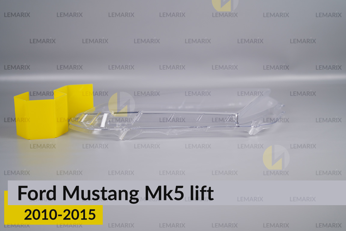 Скло фари Ford Mustang Mk5 (2010-2015) рест праве