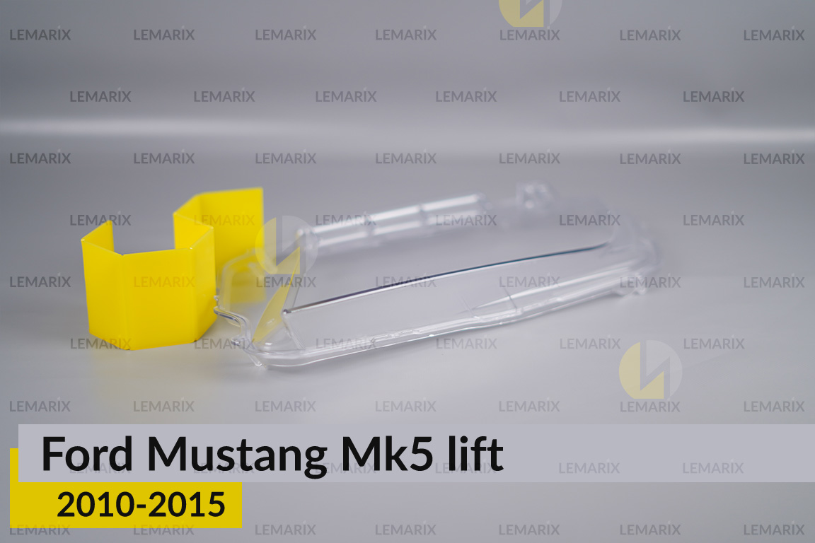 Скло фари Ford Mustang Mk5 (2010-2015) рест праве