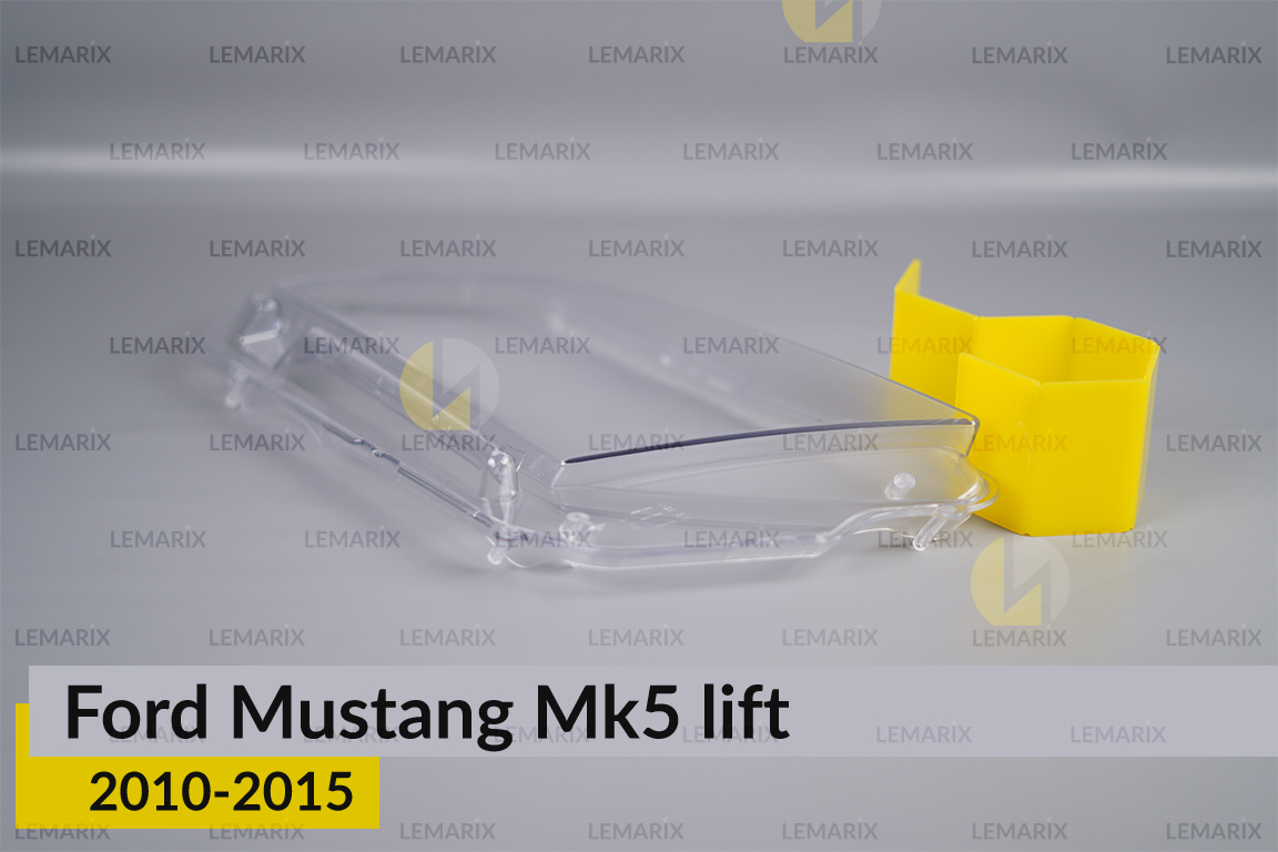 Скло фари Ford Mustang Mk5 (2010-2015) рест праве