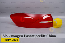 Стекло заднего фонаря внешнее в крыле VW Volkswagen Passat China (2019-2021) дорест левое