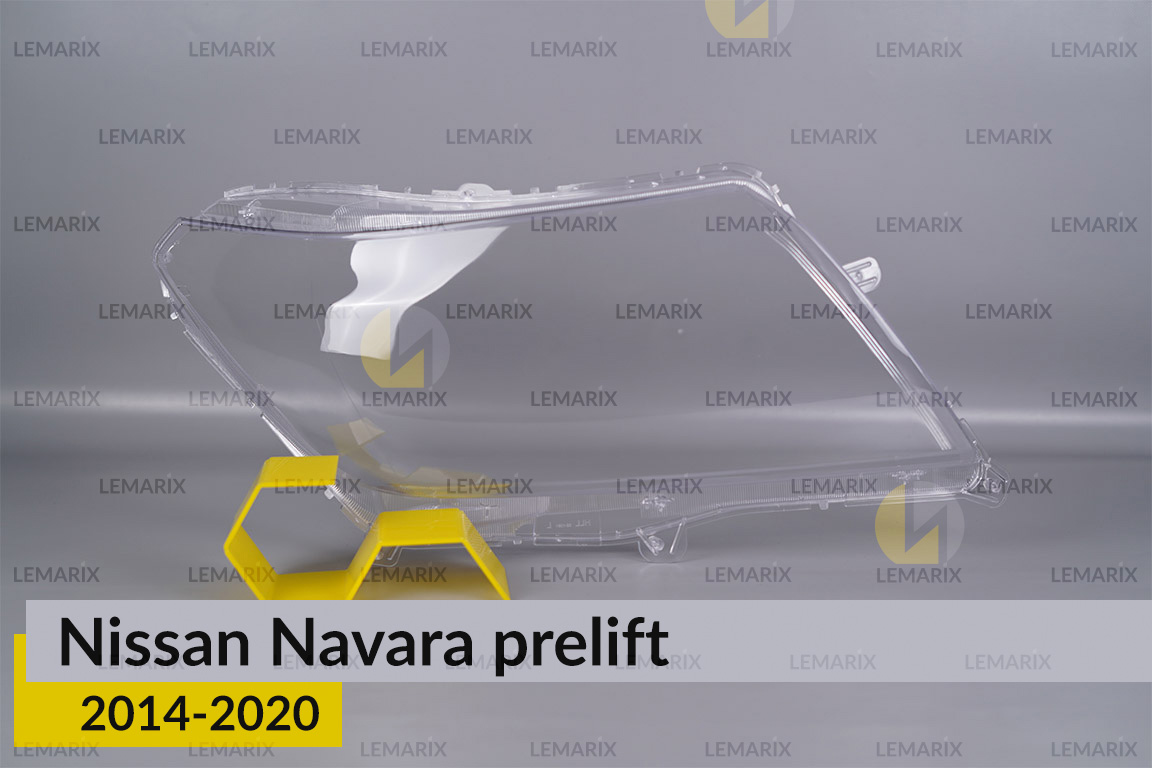 Скло фари Nissan Navara (2014-2020) дорест праве