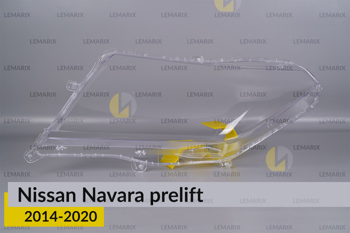 Скло фари Nissan Navara (2014-2020) дорест праве